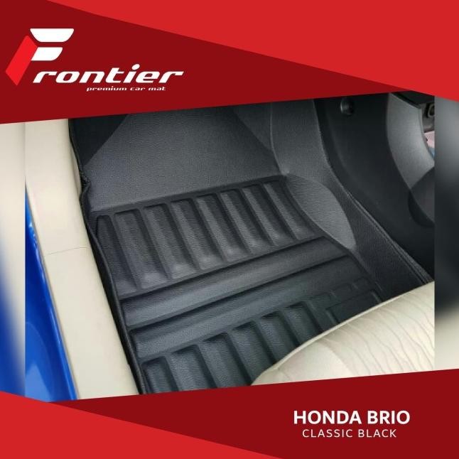KARPET MOBIL FRONTIER UNTUK HONDA BRIO TYPE CLASSIC BLACK