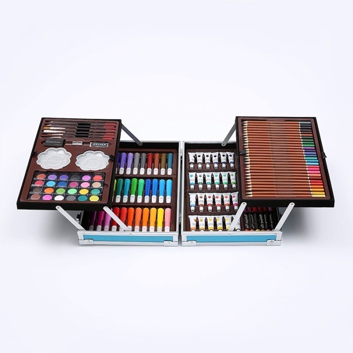 

CRAYON ART 145PCS SET / KOPER SET CRAYON MEWARNAI ALAT LUKIS ANAK