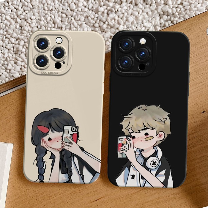 TERPERCAYA CASE COUPLE UNTUK SEMUA TYPE HANDPHONE OPPO / VIVO / SAMSUNG /REDMI / INFINIX /REALME /