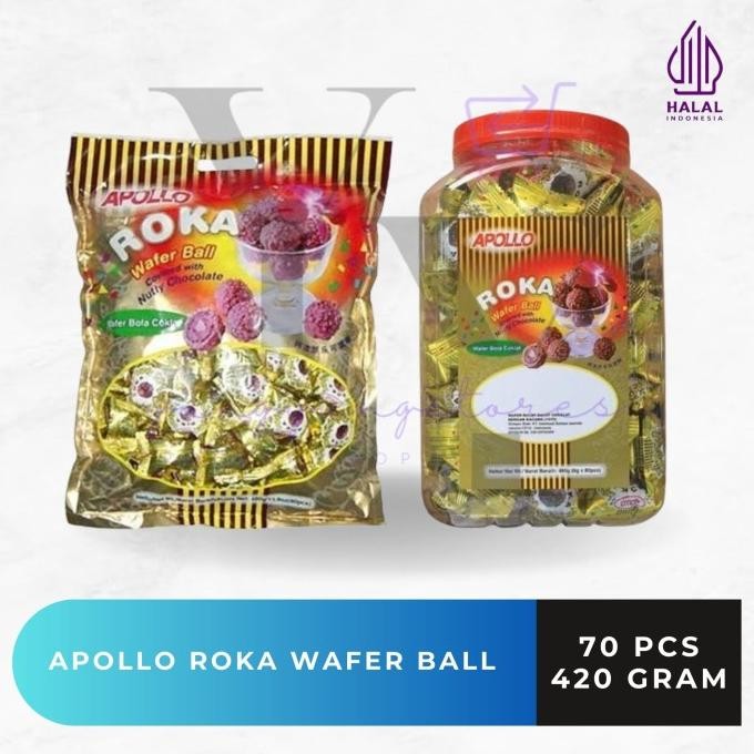 

Apollo Roka Wafer Ball 420 Gram Toples / Pcs Original