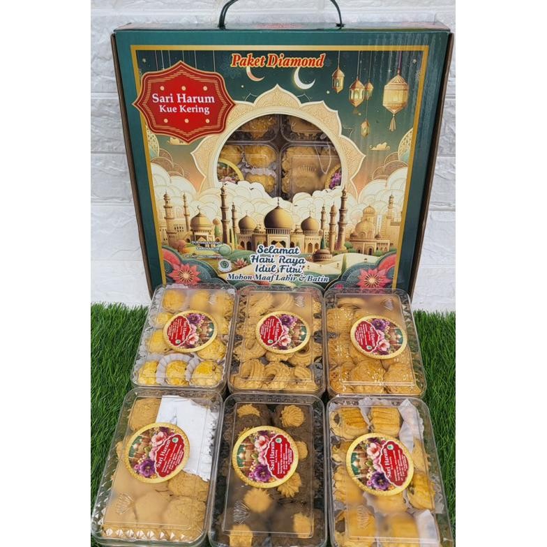 

jy-56 Sari Harum Diamond - Paket kue lebaran - Hampers Idul Fitri Original