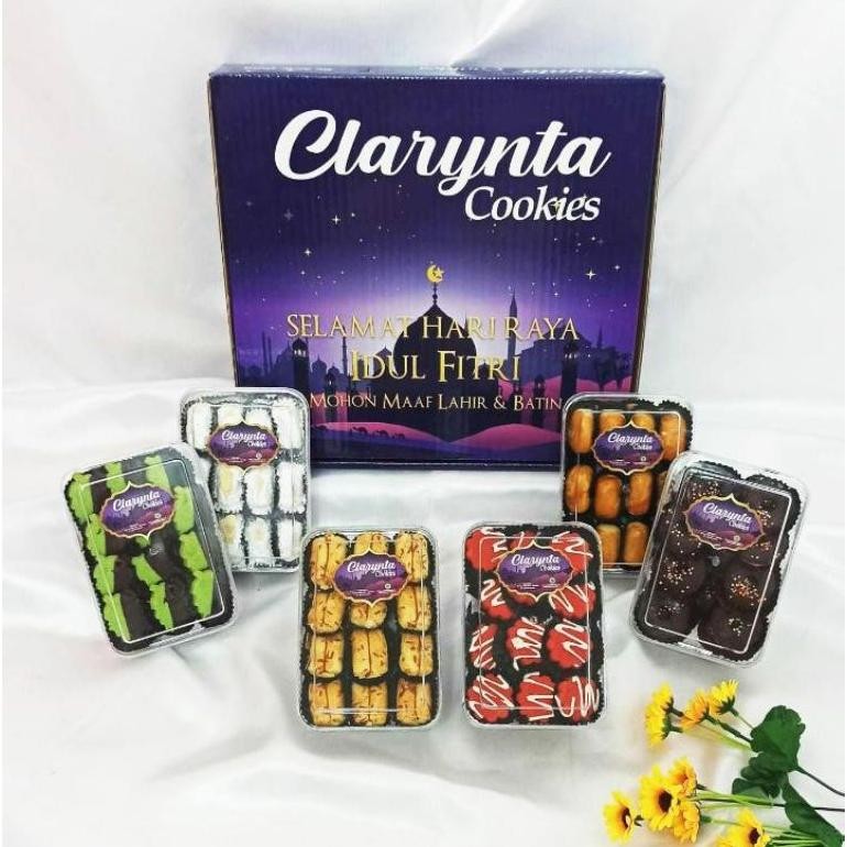 

lumineeroffc 3. kuker lebaran (clarynta isi 6 toples panjang) kuker kualitas premium harga murmer rekomendasi buat bagi-bagi thr lebaran