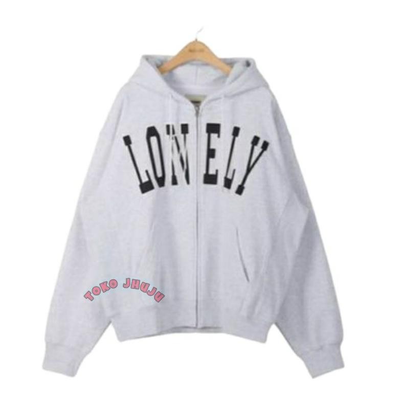 Jaket Hoodie Zipper Astro Cha Eun Woo Style Lonely