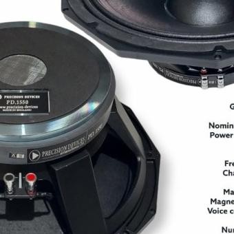 Speaker komponen precision devices PD1550/PD 1550 15 inch vc 4in Terlaris
