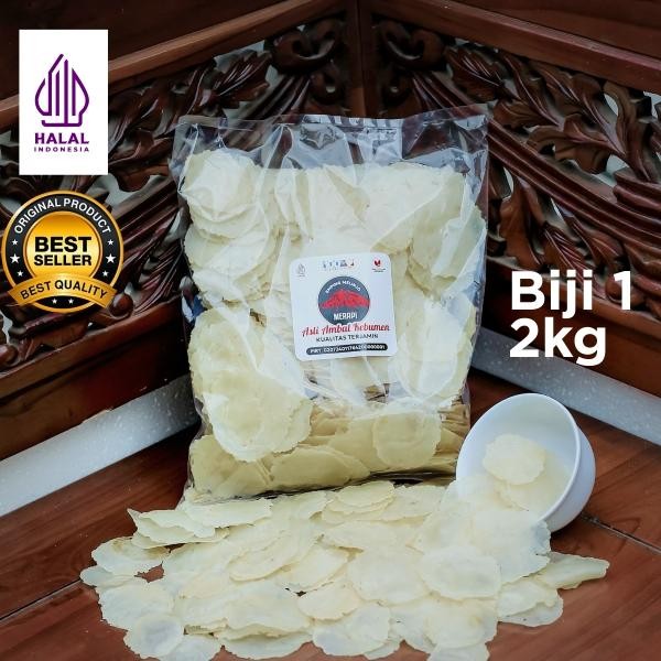 

terbaru !!! 2kg emping melinjo kering pasar siap goreng (asli kebumen) ready