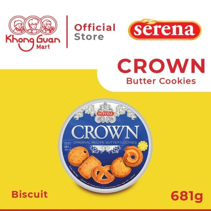 

Serena Crown Butter Cookies Tin 681 Gram Terbaik