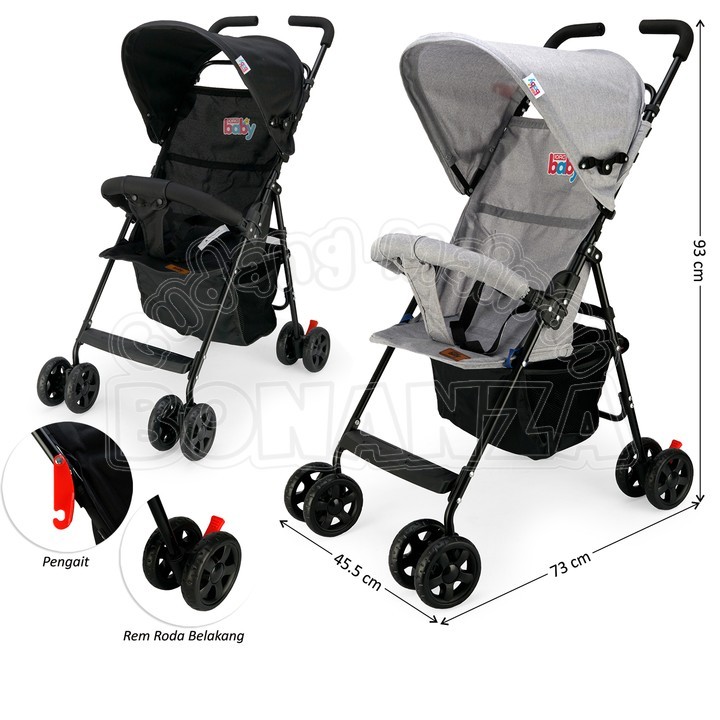 [Bonanza] [Warna Random]  Stroller Anak Iora Baby