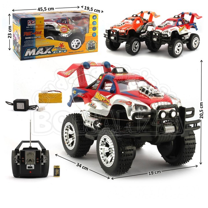 [Bonanza] Mainan R/C Mobil Jeep Max 1:12 Charge + Charger Max - 1815