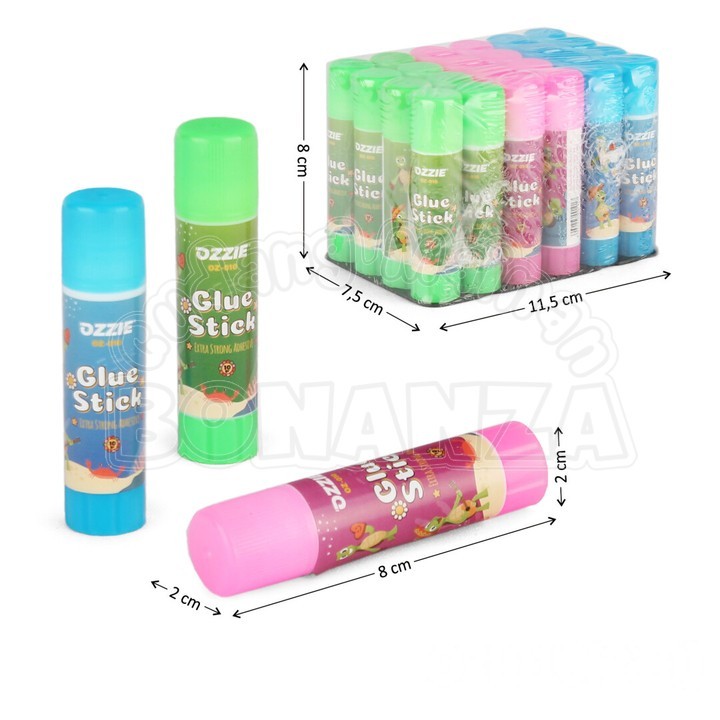 

[Bonanza] [GROSIR 24 Pcs] Lem Kertas Stik Ozzie Glue Stick