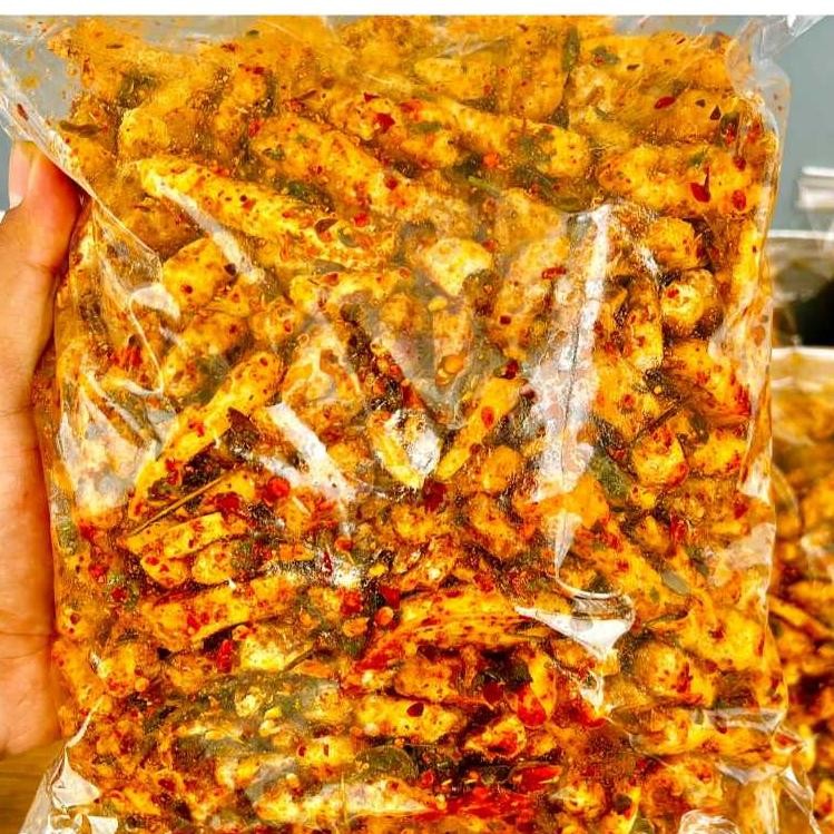

gh-6 BASRENG PEDAS 1KG REMPAH DAUN JERUK CEMILAN BANDUNG Murah