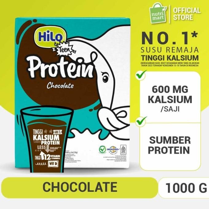 

Hilo Teen Chocolate 1000Gr - Susu Tinggi Kalsium