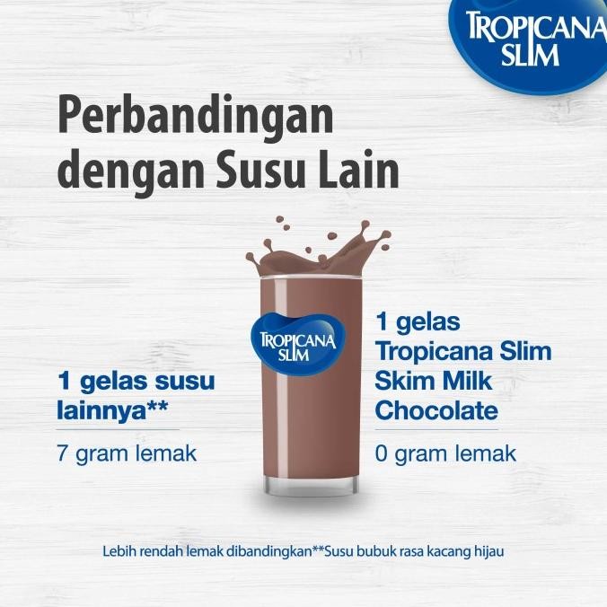 

Tropicana Slim Skim Milk Chocolate 500Gr - Susu Turunkan Kolesterol