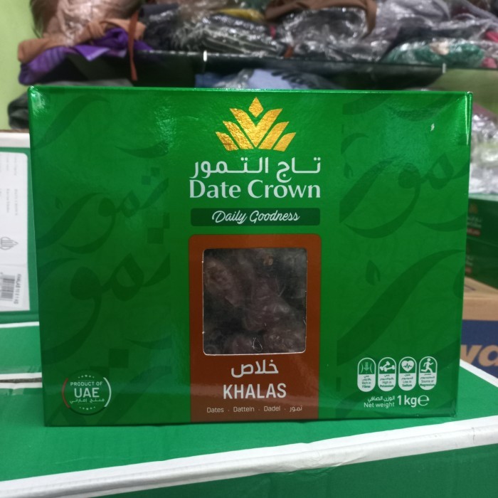 

Kurma Date crown khalas Kholas 1kg New expired