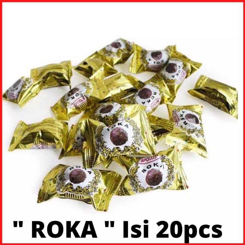 

Promo! APOLLO ROKA WAFER BALL COKLAT ISI 20PCS | SNACKMAMA Sale