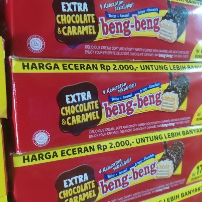 

Terbaik Beng Beng Wafer Salut Coklat Isi 17Pcs Limited Edition