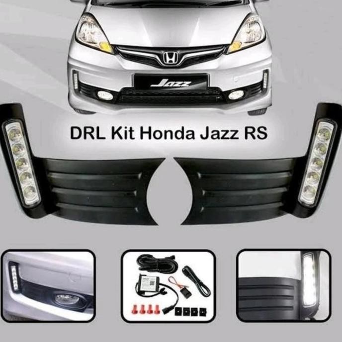 Lampu LED DRL mobil Honda JAZZ GE8 MMC 2012-2013 GLM