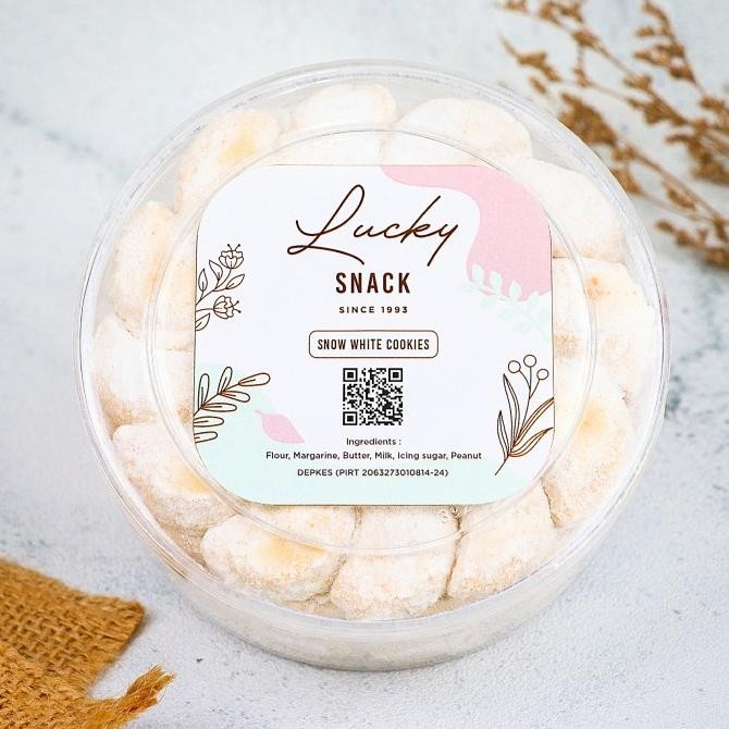 

Trend Kue Kering "Putri Salju" Premium Wijsman Wisman 500Gram Toples Bulat Original