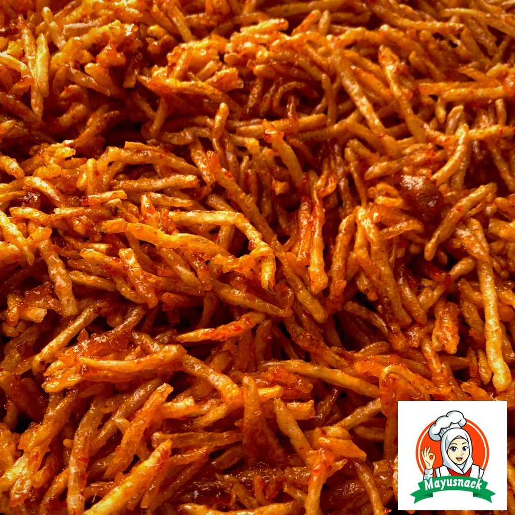 

df-8 Kentang Mustofa Pedas Manis Daun Jeruk 500gr Termurah