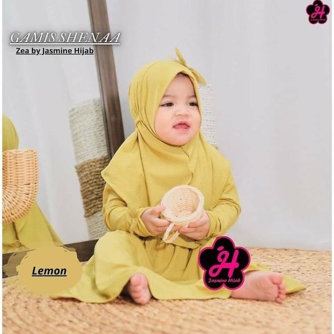 Best Seller Gamis Baby New Born Baju Gamis Bayi Muslim Anak Perempuan Set Hijab Berkualitas