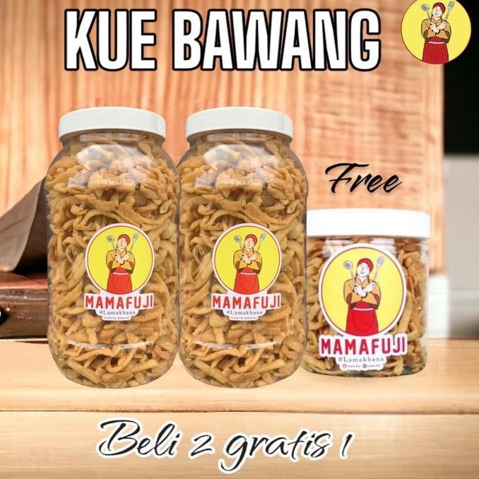 

New Kue Bawang Mama Fuji Ukuran 750Gr Beli 2 Gratisn1 ( Harga Di Atas Termaksud Harga 1 Toples Bukan 2 Toples) Original