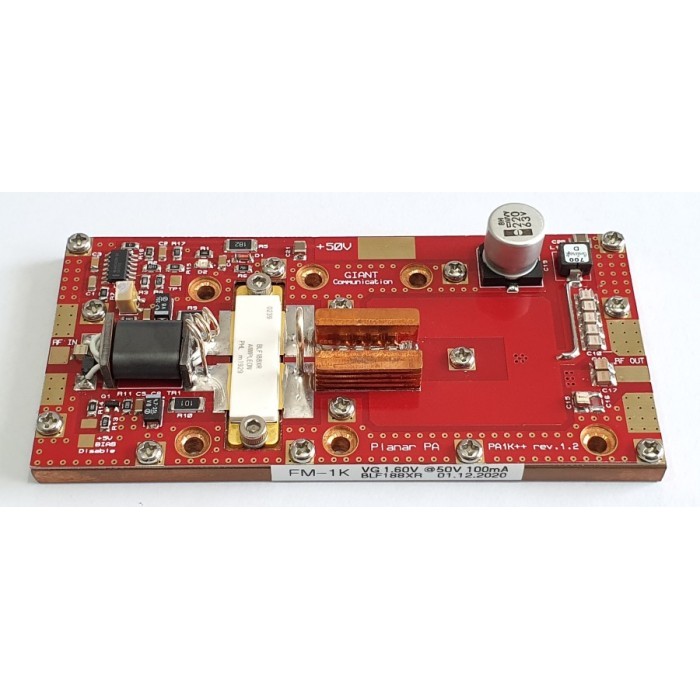 TERBARU Palet Booster Amplifier 1000W 87.5-108Mhz Planar FM Band BLF188XR