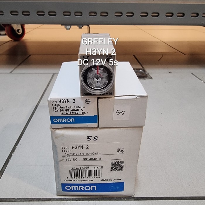 Timer Omron H3Yn-2 5S Dc 12V