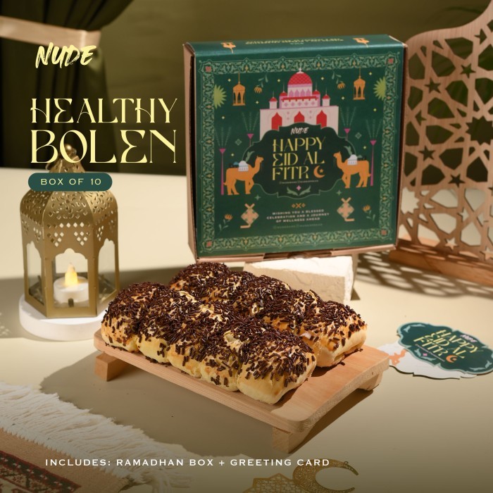 

Hampers Ramadhan Bolen Pisang Coklat Vegan NUDE Idul Fitri Lebaran