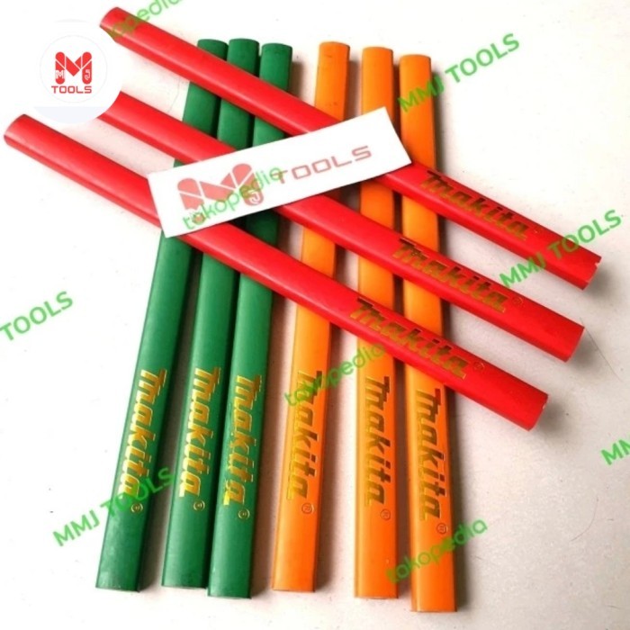 

Pensil Tukang MAKITA ( Harga per kotak isi 12 lsn/144buah / per gross)