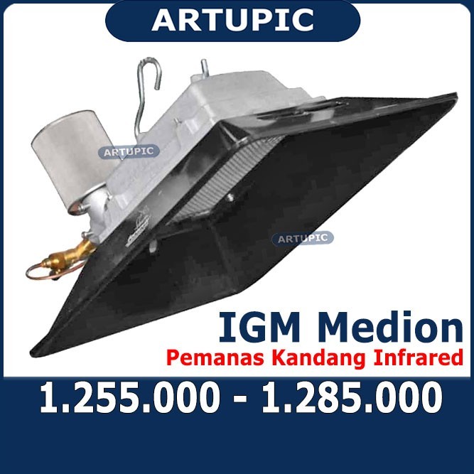 IGM Indukan Medion Pemanas Ayam mirip Gasolec Heater Gas Brooder