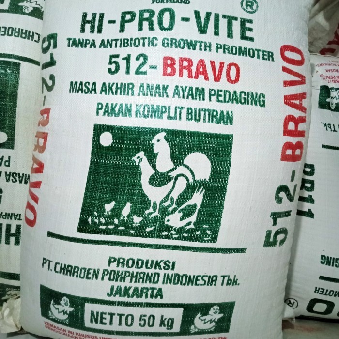Pur Ayam 512 Voer Pakan Ayam Hi Pro Vite 512 Charoen Paket 10 kg cargo