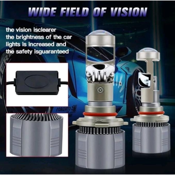 H11 MINI PROJECTOR Foglamp Headlamp Balon LED Projie