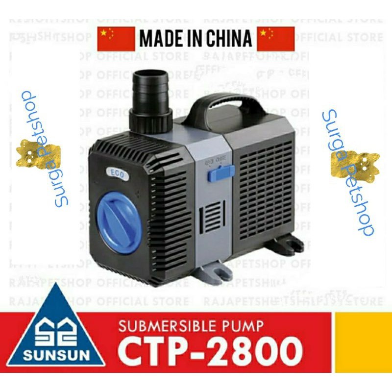 Pompa Celup kolam ikan SUNSUN CTP 2800 CTP2800 Submersible Pump air ORI Import murah low watt JTP