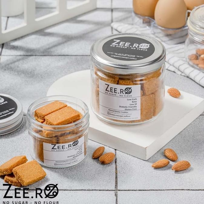 

Terbaik Zeero Almond Butter Cookies / Low Carb / Low Gi / Gluten Free Limited Edition