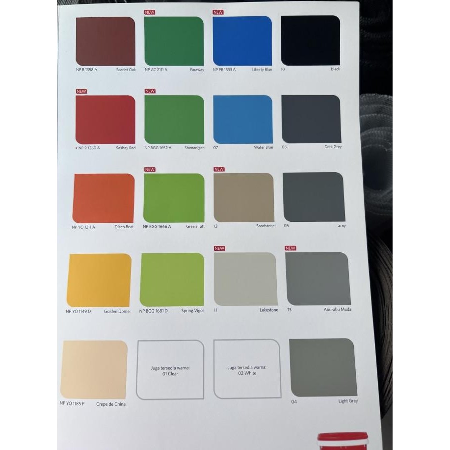 Cat Elastex Nippon 20Kg Abu Dan Warna