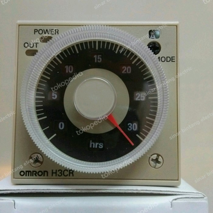 TIMER OMRON ORIGINAL H3CR-A8 100-240VAC ORIGINAL OMRON