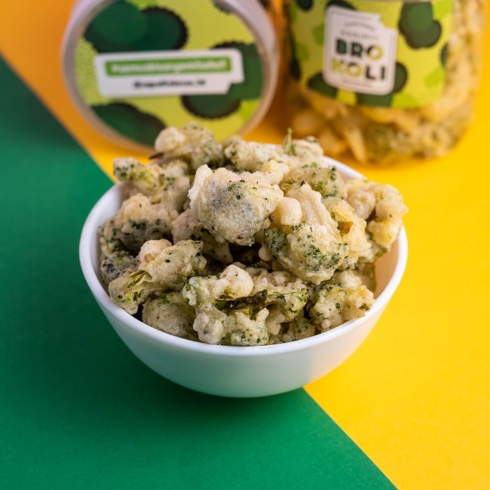 

BARANG TERLARIS Keripik Brokoli Crispy Fruta Chips Apelicious