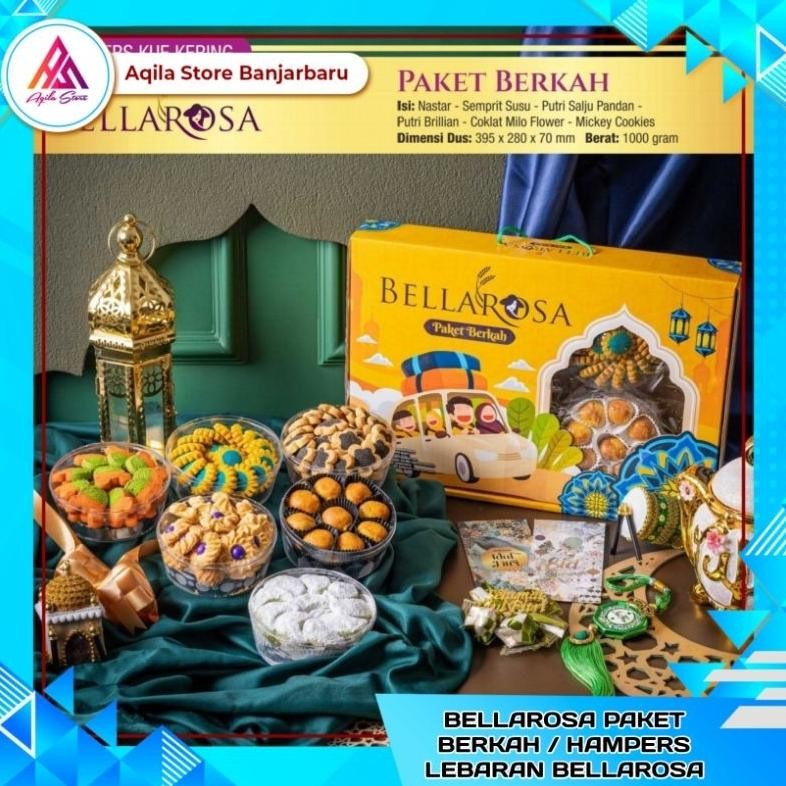 

Bellarosa Paket Kue Lebaran Exp : 2026 / Bellarosa Paket Kue Kering Berkah / Bellarosa Hampers Paket Platinum / Bellarosa Paket Sirup Jeruk Diskon