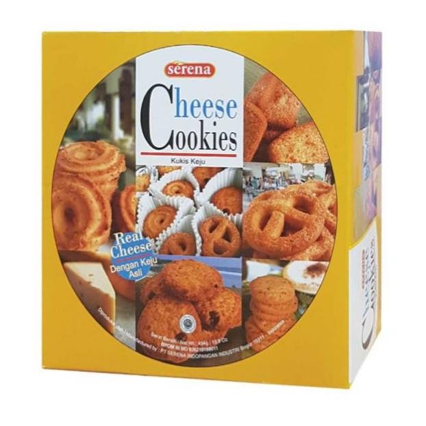 

Kue Kering | Kue Cookies | Serena Cheese Cookies Kaleng 454Gram | Promo | Promo Flush Out Diskon