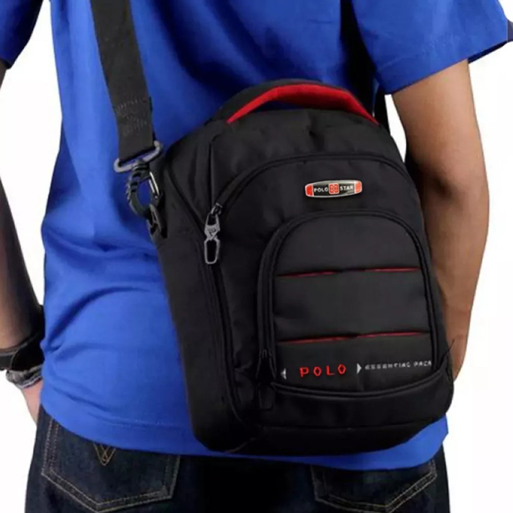 QS 9.9 SHOPEE GRATIS ONGKIR POLO TAS SELEMPANG PRIA MODEL 39121 TAS TABLET 10 INCHI TAS OUTDOOR