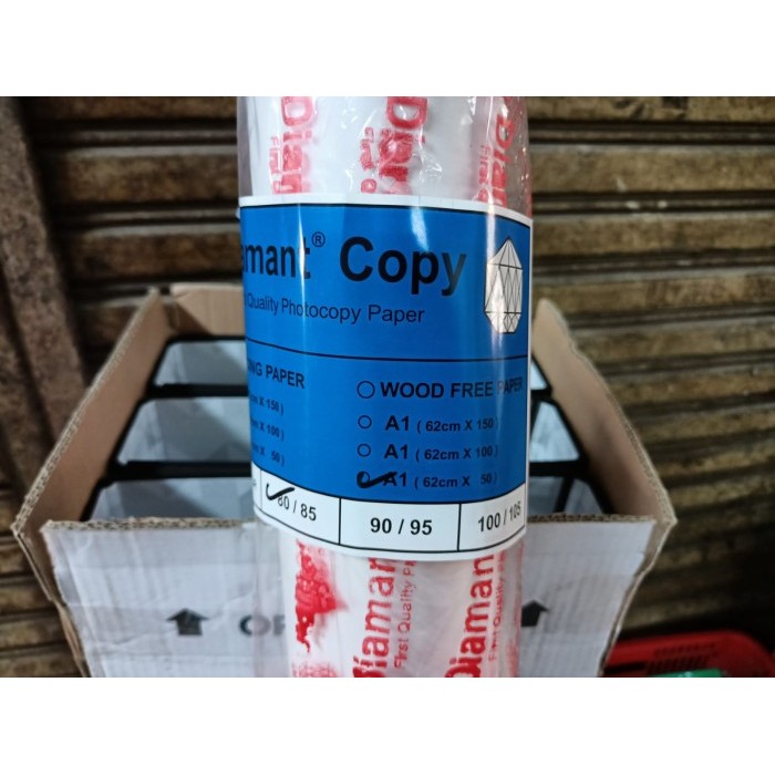 

PROMO! Kertas Kalkir A1 80/85gr 50M Diamant