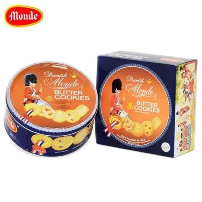 

New Biskuit Monde Butter Cookies 454Gr Kaleng Berkualitas