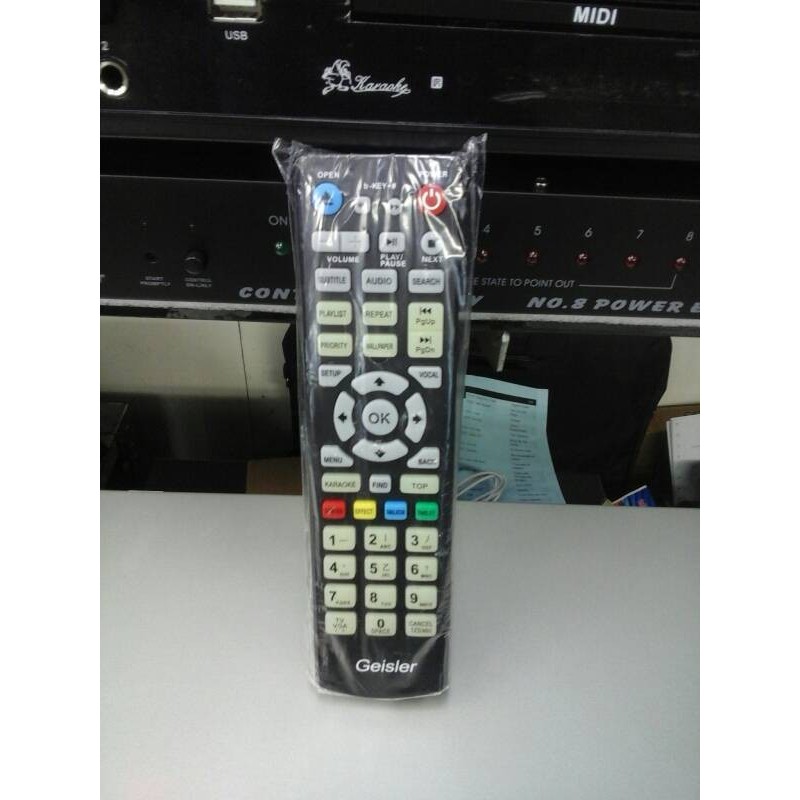 REMOT DVD KARAOKE GEISLER UNTUK SMUA MEREK GEISLER
