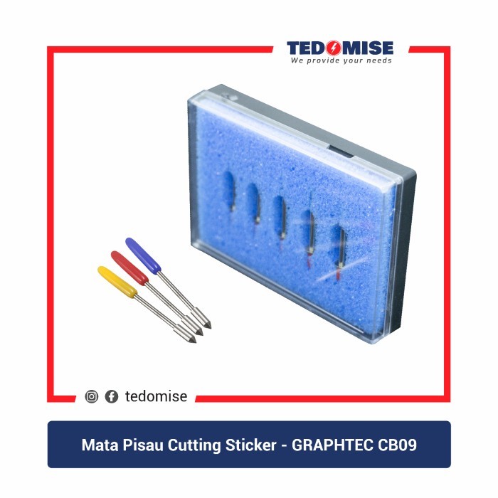 

Mata Pisau Graphtec type CB09 45 ( standard quality & Good quality )