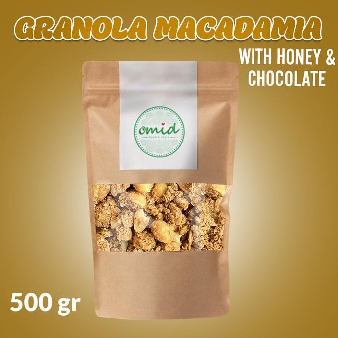 

Granola Macadamia Honey & Chocolate No Sugar 500Gr