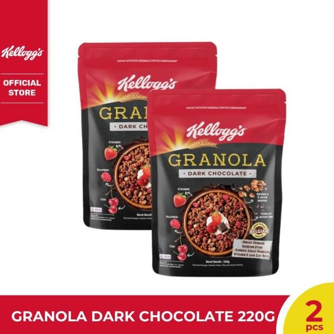 

[Bundle 2] Kelloggs Granola Dark Chocolate Pouch 220G