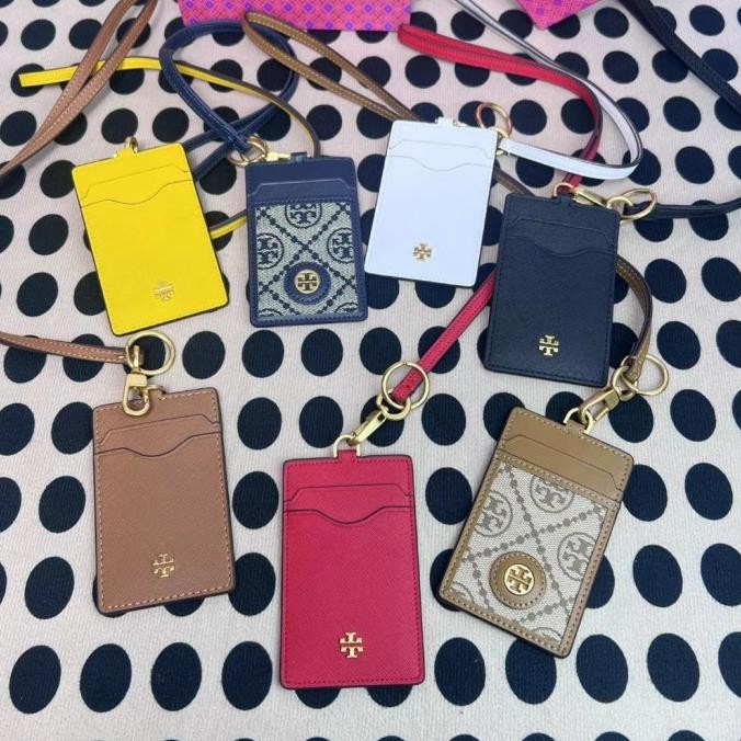 

(ALTS) TORY BURCH NEW 100% ORIGINAL WORK CARD HOLDER LANYARD