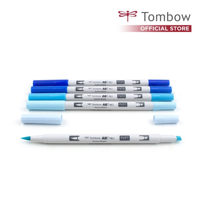 

TOMBOW DUAL BRUSH PRO BLUE BLENDS, 5PCS