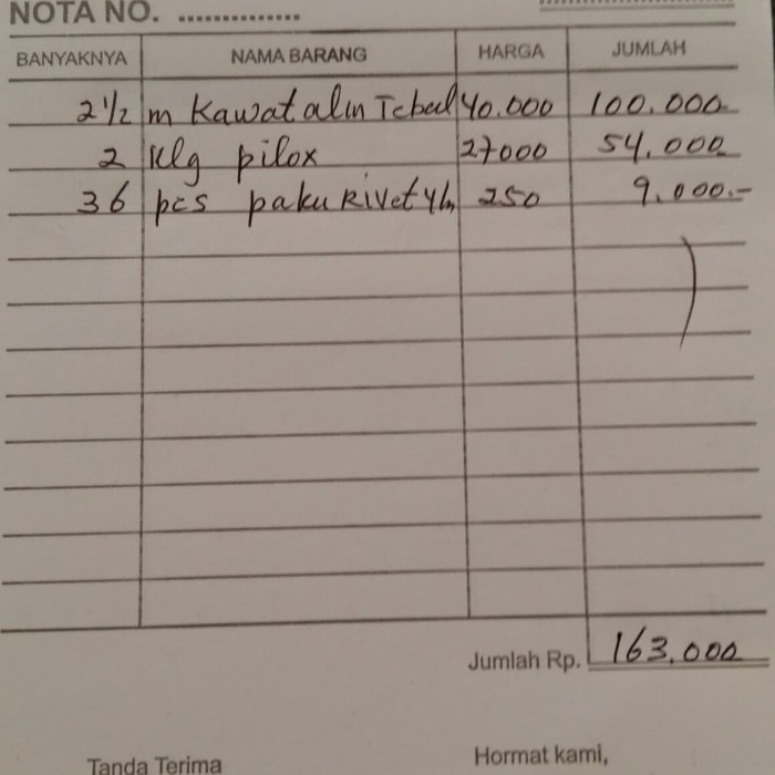 

BERGARANSI PO. BPK ALBERT 16 / 5/ / 2020