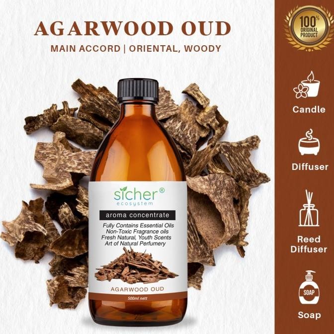 Spesial Sicher Fragrance Oil Agarwood Oud 500Ml