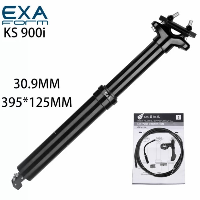 SEATPOST DROPPER KS EXA FORM 900I SIZE 30.9 INTERNAL CABLE NOT SATORI KODE 1421